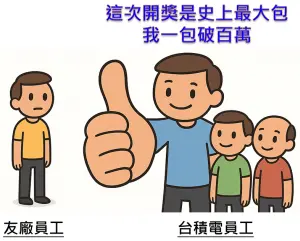 台積電分紅令人羨慕
