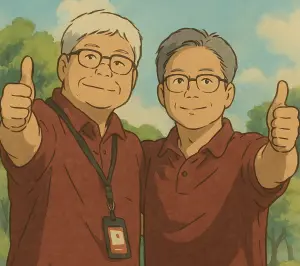 魏哲家與黃仁勳